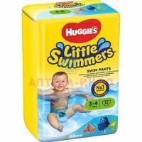 Подгузники-трусики ХАГГИС Little Swimmers д/плавания (7-15кг) №12 Kimberly Clark/Чехия