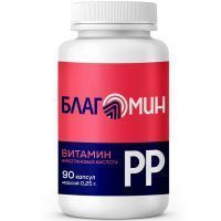 Благомин Витамин РР (никотиновая кислота) капс. №90 ВИС/Россия