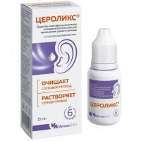 Средство Цероликс д/ухода за ушной раковиной фл.-кап. 15мл ИнтелБио