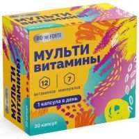 Мультивитамины (витамины и минералы) для взрослых BioForte капс. №30 Барнаульский ЗМП/Россия