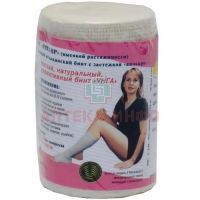 Бинт эласт. УНГА-ВР 5м х 10см Велкро LYCRA (С-305) (белый) Тонус