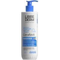 Либридерм (Librederm) Cerafavit крем-гель д/лица и тела очищающий липидовосстан. с церамидами и пребиотиком 400мл Биофармлаб/Россия