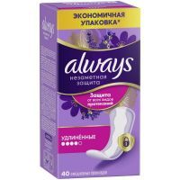 Прокладки гигиенические ALWAYS Незаметная защита Удлиненные №40 Procter&Gamble/Германия