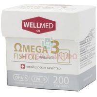 Wellmed ch рыбий жир детский от 3-х лет капс. №200 Мелиген/Россия