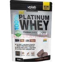 Протеин 100% Platinum Whey пак. 750г (печенье-крем) VP Laboratory/Великобритания