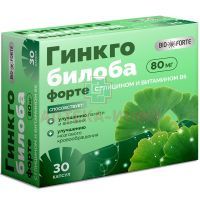Гинкго Билоба форте+Глицин+Витамин В6 BioForte капс. №30 Барнаульский ЗМП/Россия