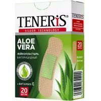 Лейкопластырь бактерицидный TENERIS Aloe набор (полим.осн.) №20 PharmLine/Великобритания