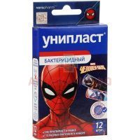 Лейкопластырь бактерицидный УНИПЛАСТ д/детей "Человек паук" №12 Верофарм ОАО
