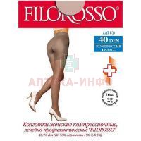 Колготы FILOROSSO Lift up 40den 1-кл. разм. 2 (беж.) Franzoni