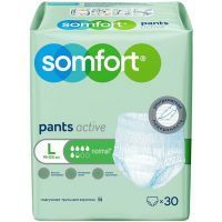 Подгузники-трусы для взрослых Somfort Pants Active Normal Large №30 AAB Co., Ltd/Китай