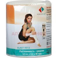 Бинт эласт. 8см х 3,5м сред. растяж. (арт. 9512) Тонус Эласт
