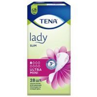 Прокладки урологические TENA Lady Slim Ultra Mini п/недерж. №28 Essity Slovakia s.r.o./Словакия