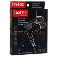 Колготы HOTEX 70den с шортиками разм. универсальный (черн.) K.W.Innovations/Тайвань