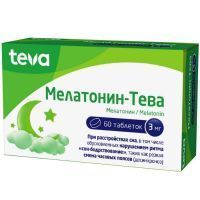Мелатонин-Тева таб. 3мг №60 Рубикон/Беларусь