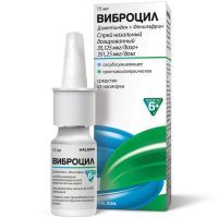 Виброцил фл.(спрей назальн. дозир.) 35.125 мкг/доза+351.25 мкг/доза (95доз) 15мл Haleon CH SARL/Швейцария