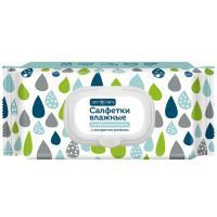 Салфетки ComForte влажн. антибактер. с эктр. Ромашки №120 (с пласт.) Авангард/Россия