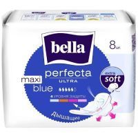 Прокладки гигиенические BELLA PERFECTA Blue Ultra Maxi Extra Soft №8 Белла/Россия