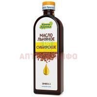 Льняное масло "Сибирское" Омега-3 бут. 500мл Компас Здоровья