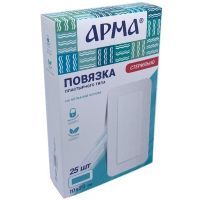 Повязка АРМА пластырного типа 10х20см №25 Бергус
