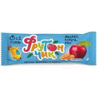 Батончик ФРУТОНЧИК фруктовый со злаками яблоко, курага, рис 20г Леовит Hyтрио