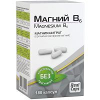 Магний В6 капс. 500мг №180 РеалКапс/Россия