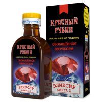 Льняное масло "Красный рубин" Компас Здоровья бут. 200мл Компас Здоровья/Россия