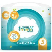 Подгузники-трусики LOVULAR Витаминка разм. XL (12-17кг) №38 Lovular/Великобритания