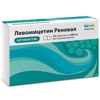 Левомицетин Реневал таб. п/пл. об. 500мг №30 Обновление ПФК/Россия