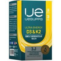 UESUPPS (УЕСАППС) Ультра Энерджи Витамин D3 и К2 капс. №30 Ultra Energy Supplements Trading L.L.C/ОАЭ