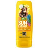 Крем SUN SCREEN солнцезащитный д/лица и тела SPF 30 140мл Фитокосметик/Россия