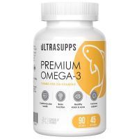 ULTRASUPPS Омега-3 капс. мягкие №90 Ultra Energy Supplements Trading L.L.C/Китай
