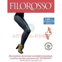 Колготы FILOROSSO PROFILACTICA 140den 1-кл. женские разм. 6 черный Петротекс
