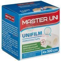 Лейкопластырь MASTER UNI катуш. 4см х 5м (полимерн. основа) CHHD/Китай