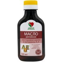 Масло косметическое ДОБРЫЙ АПТЕКАРЬ репейное с кастор.маслом и вит.А,Е 100мл Невохим