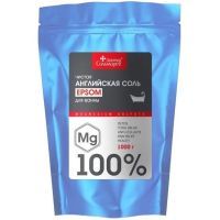 Соль для ваннн Доктор Сольморей английская чистая Epsom 1000мл Аморена/Россия