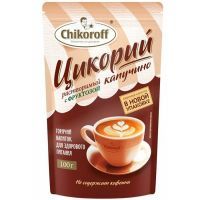 Цикорий растворимый ЧИКОРОФФ каппучино на фруктозе 100г Новапродукт/Россия