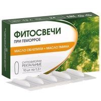 Масло облепихи, масло тмина супп. рект. 1300мг №10 Алтайский нектар/Россия