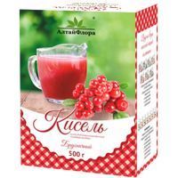 Кисель АЛТАЙФЛОРА "Сладкая ягодка" Брусничный 500г (коробка) Алтайская чайная компания/Россия