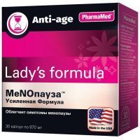 Леди-с формула Менопауза капс. №30 (усиленная формула) Kelker Pharma Inc./США/Биовид/Россия