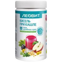 Кисель Леовит диетический при кашле 400г (банка) Леовит Hyтрио/Россия