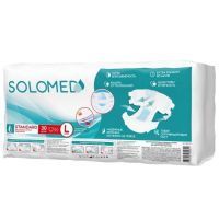 Подгузники для взрослых SOLOMED Standart Large №30 Фламинго/Россия