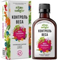 Бальзам безалкогольный АЛТАЙСКИЙ Контроль веса б/сахара 200мл Алтай-Селигор/Россия