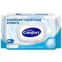 Туалетная бумага Smart Comfort влаж. №80 (клап.) Авангард/Россия