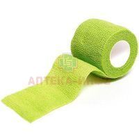 Бинт EM-FIX KREP компрес. эласт. 5cм х 4,5м (зеленый) Евромед