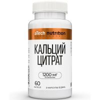 ATECH NUTRITION Кальций цитрат капс. №60 Арсенал атлета/Россия