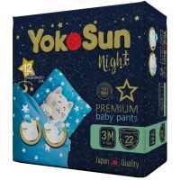 Подгузники-трусики YOKOSUN PREMIUM ночные разм. М (6-10кг) №22 Xiamen Ailixing Import and Export/Китай