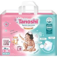 Подгузники-трусики TANOSHI д/детей Baby Pants р. ХL (12-22кг) №38 Fujian Liao Paper/Китай