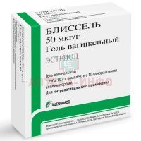 Блиссель туба (гель вагин.) 50мкг/г 10г с апплик. №10 Italfarmaco/Испания