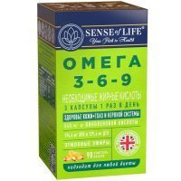 Омега 3-6-9 Sense of Life капс. №90 Quantum Solutions Group LTD/Соединенное Королевство