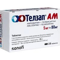 Телзап АМ таб. 5мг + 80мг №28 Sanofi Ilac Sanayii ve Ticaret/Турция